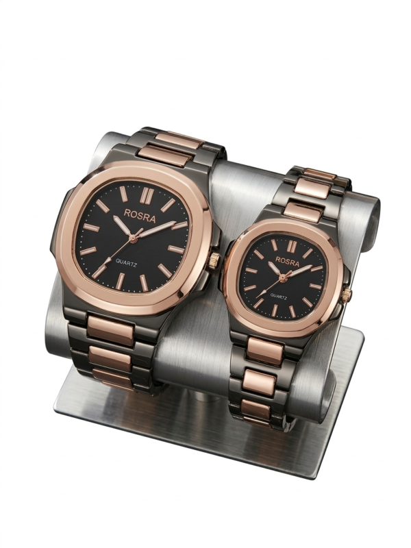 Infinite Love – Rose Gold Nautilus Couple Set