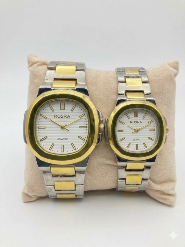 Gold & White Couple Set